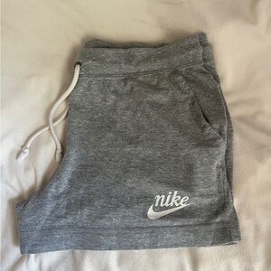 NIKE grey sweat shorts